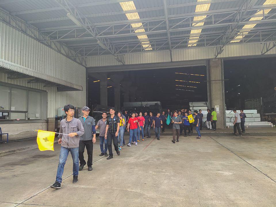 SAFETY, อบรม, ซ้อมหนีไฟ, อบรมดับเพลิงประจำปี